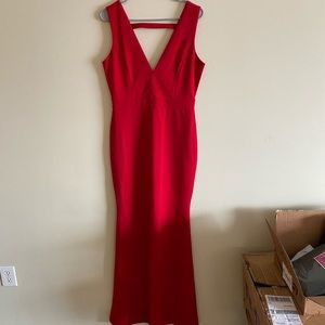Red Long Gown